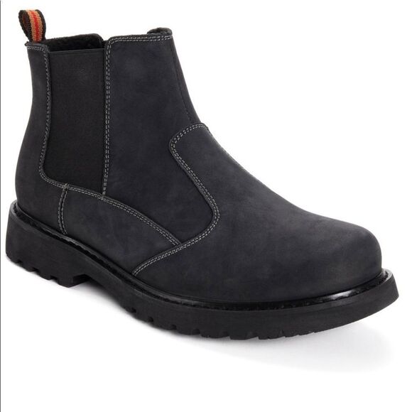 MUK Luks Men's Blake LEATHER Boot NWT - Picture 4 of 6